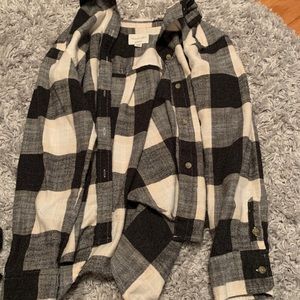 Black and white flannel